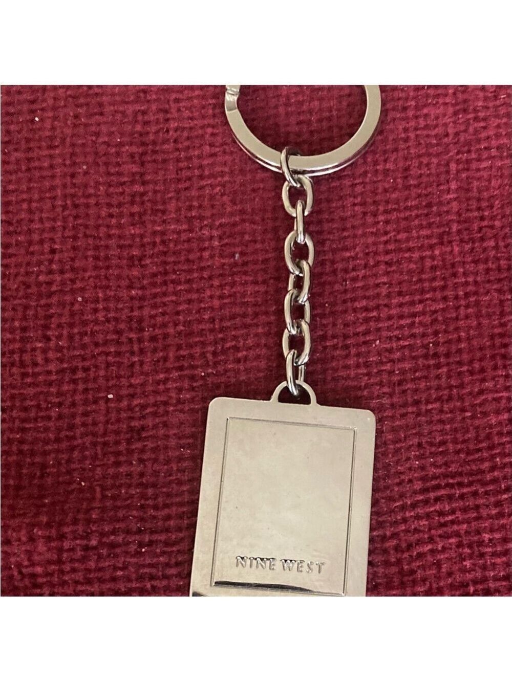 Nine West Silver Keychain
